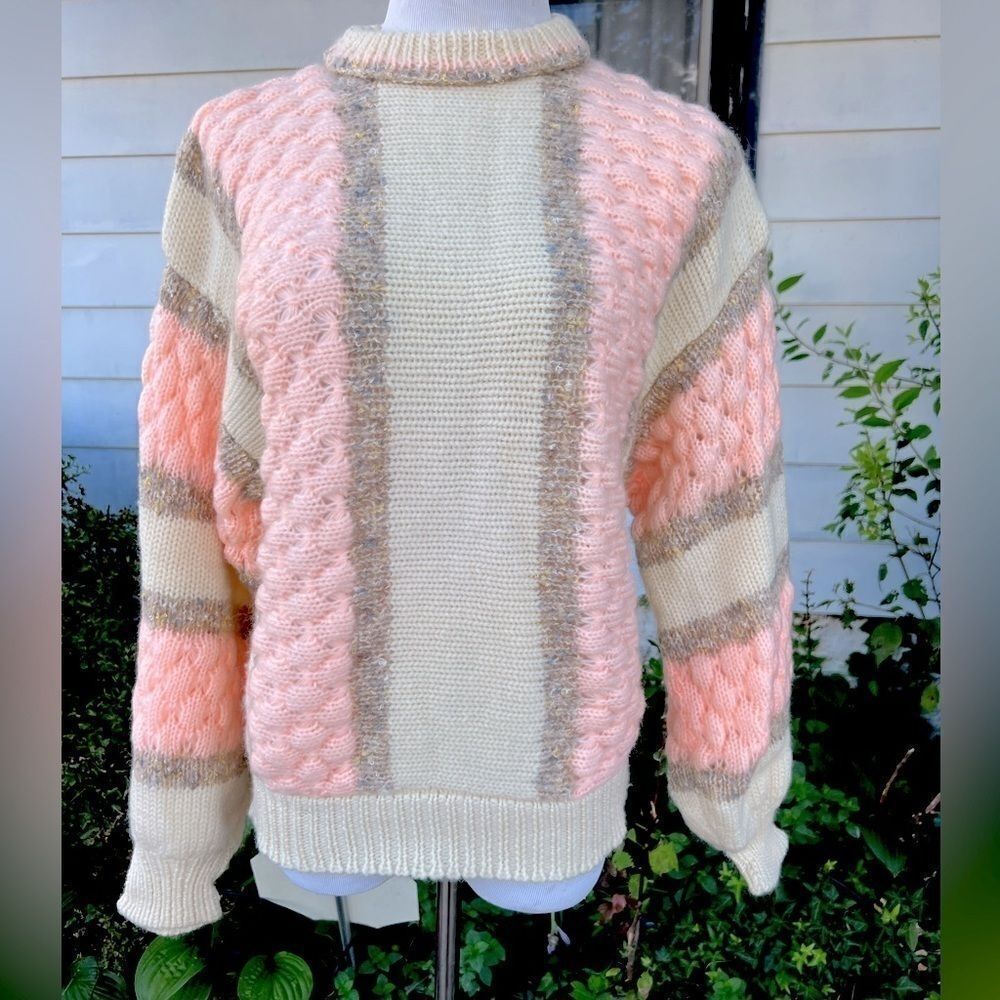WAIKUKU WOOLLIES Vintage Hand Knitted Jumper/Sweater Sz M/L